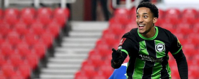 Joao Pedro scores twice as Brighton win 4-2 vs. Stoke
