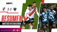 Rayados deja ir la ventaja y empata contra River Plate