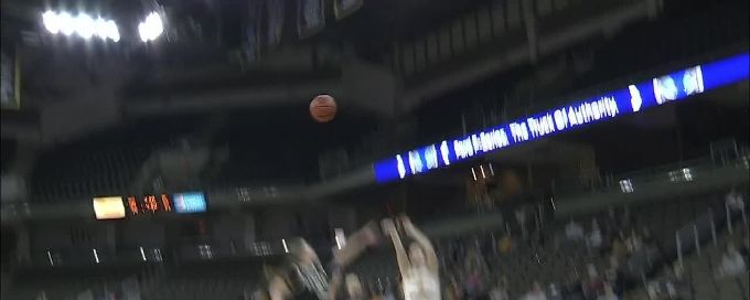 Kalissa Lacy hits the 3-pointer for Northern Kentucky