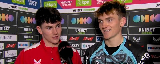 Taylor Booth teases brother Zach after hat trick in Eredivisie sibling rivalry clash