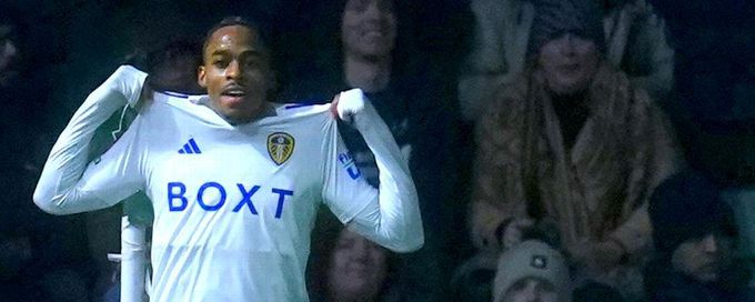 Leeds go ahead in extra time on this fantastic goal