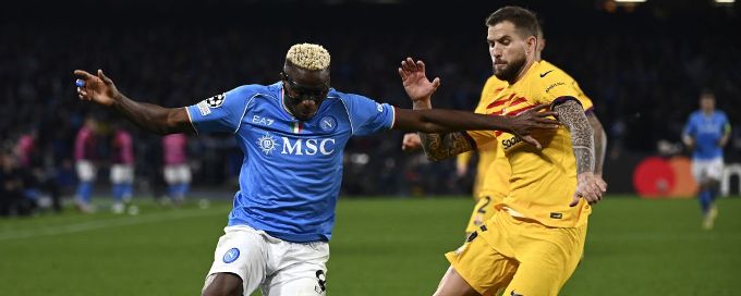 Napoli cancel out Barcelona to tie up first leg