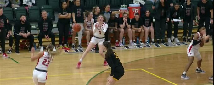 Meghan Andersen sinks it from downtown