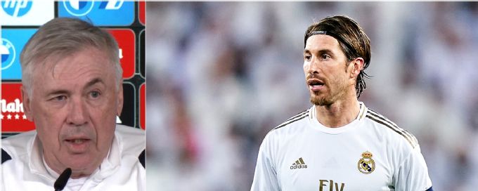 Ancelotti expects legend-level welcome for Ramos at the Bernabeu