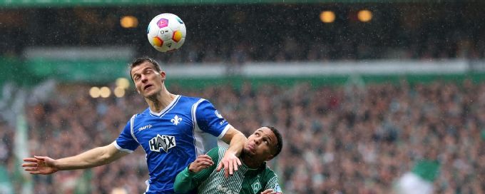 Werder Bremen held by Darmstadt in 1-1 draw