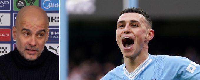 Guardiola: Foden is the best player in the Premier League right now