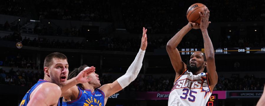 KD powers Suns to OT win over Jokic, Nuggets