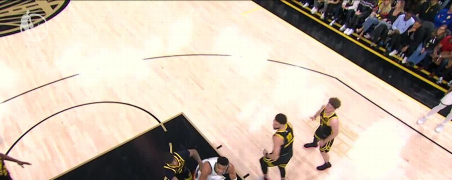 Giannis spins and gets the and-1 to fall