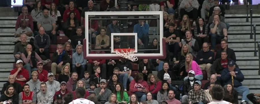From downtown, Erik Reynolds II hits the deep 3-pointer