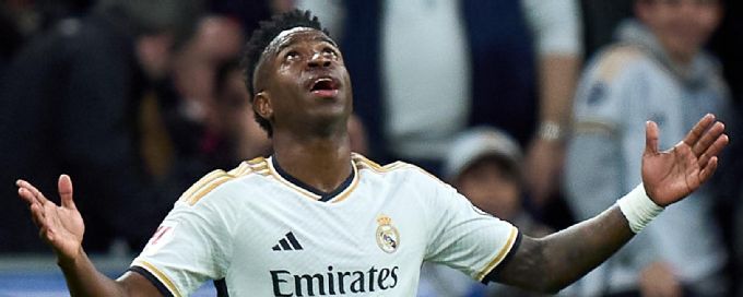 Vinicius Jr. taps in to make it 1-0 Real Madrid