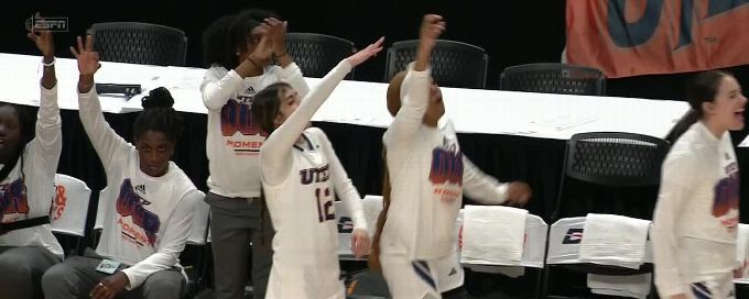 Aaliyah Stanton knocks down the trey