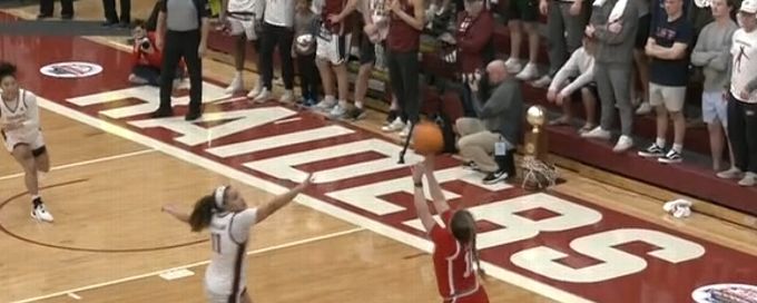 Alex Giannaros splashes a corner 3 to seal BU's win over Colgate