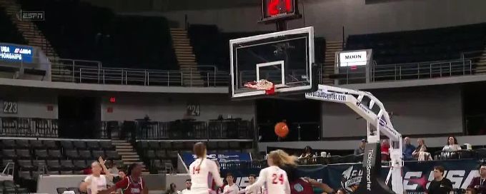 Emma Hess nails it from behind the arc