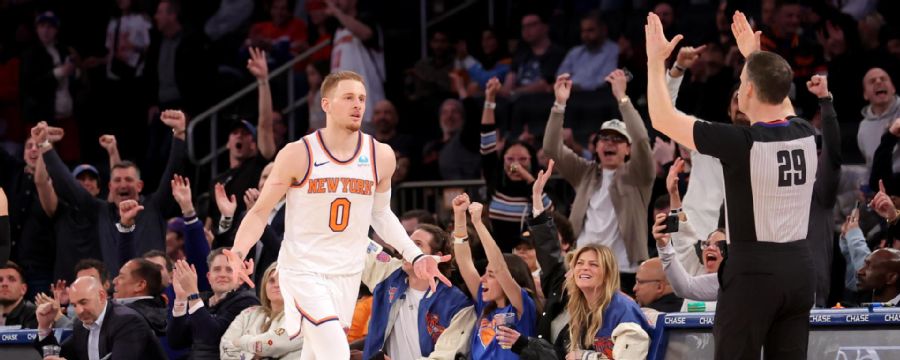 Donte DiVincenzo sets Knicks record with 11th triple of the game