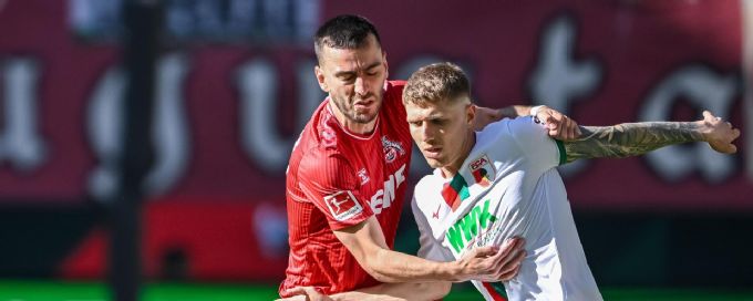 Augsburg and Cologne get a point each in 1-1 draw