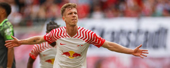 RB Leipzig stays in Champions League spot with big win over Wolfsburg