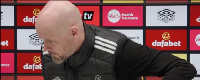 Ten Hag storms out of press conference after question on lowest ever finish