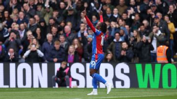 Eberechi Eze shows off the acrobatic finish for Crystal Palace