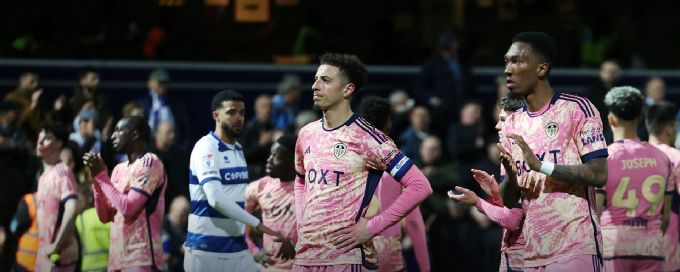 Leeds hand Leicester promotion after loss at QPR