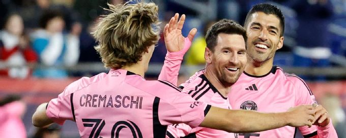 Messi stars for Inter Miami in 4-1 win in front of huge crowd