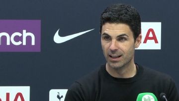 Arteta: I was praying in the final minutes vs. Spurs