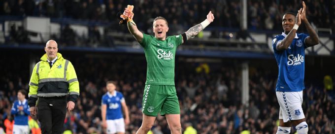 Jordan Pickford reflects on first home win over Liverpool in the Premier League in 14 years