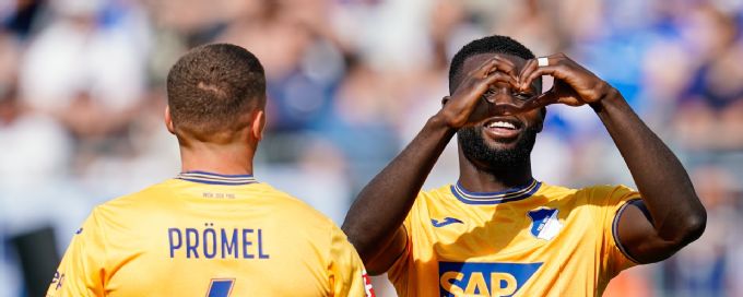 Hoffenheim thrash Darmstadt 6-0 in the Bundesliga