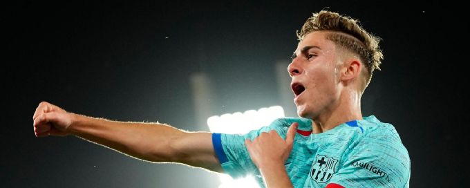 Fermin Lopez's double edges Barca closer to securing second