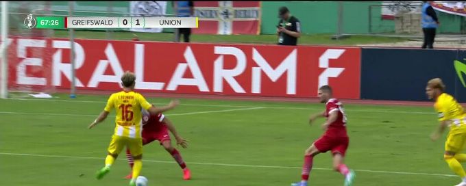 Union Berlin scrape past Greifswald in DFB-Pokal