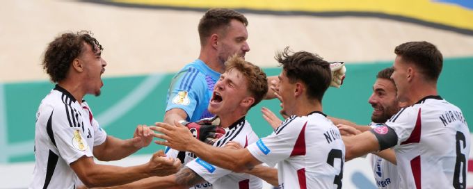 Nürnberg get ahead Saarbrücken in penalties