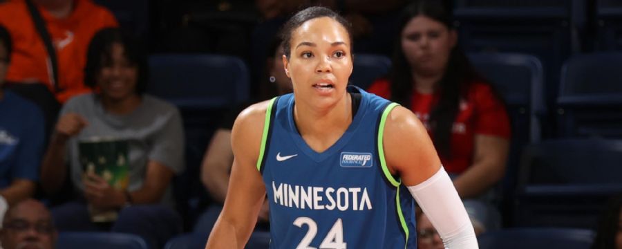 Napheesa Collier puts up 19 points and 12 rebounds against Mystics