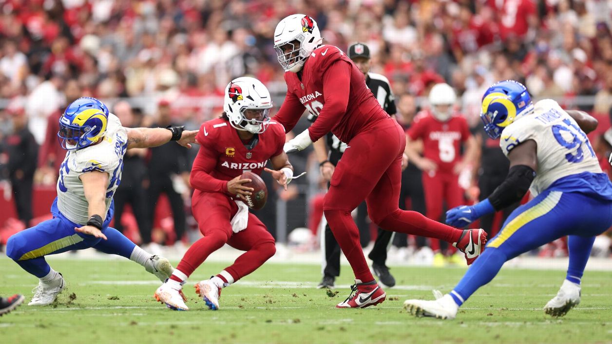 Kyler Murray, contra o Los Angeles Rams (Foto: ESPN)