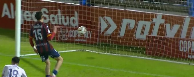 Bojan Miovski slots in the goal for Girona