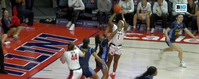 Genesis Bryant finishes through contact for Illinois