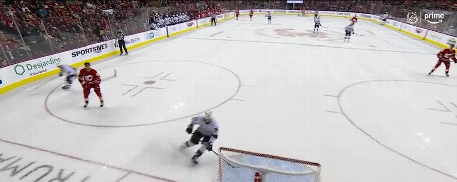 Kevin Rooney scores goal for Flames