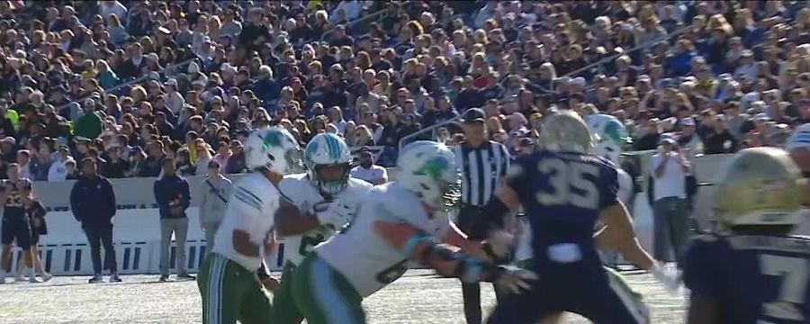 End Zone! Makhi Hughes scores 14-yard rushing touchdown