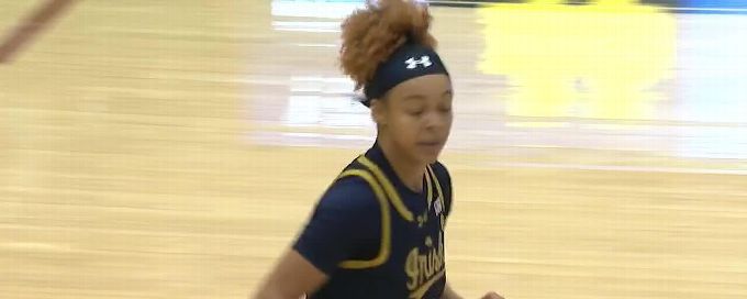 Hannah Hidalgo's big game helps Notre Dame stay undefeated