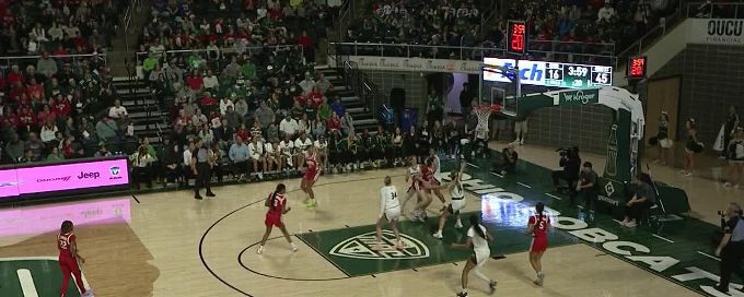 Elsa Lemmilä scores and draws the foul