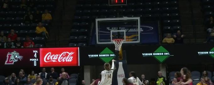 Kylee Blacksten drills the trey