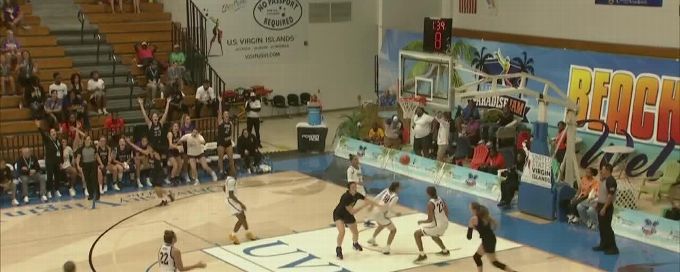 Kayba Laube drills the trey
