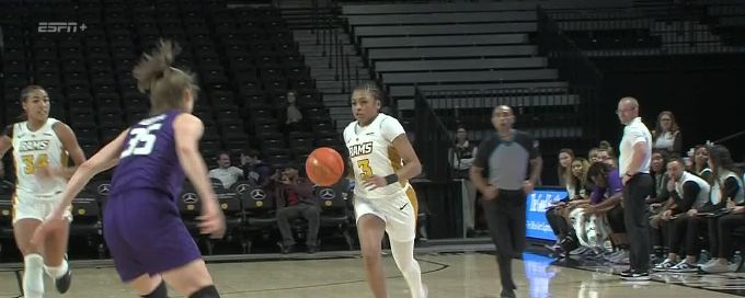 Timaya Lewis-Eutsey gets the and-1