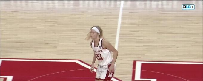 Britt Prince splashes a deep 3 to seal Nebraska's win
