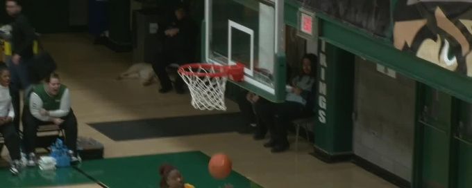 Mickayla Perdue gets it to go at the buzzer