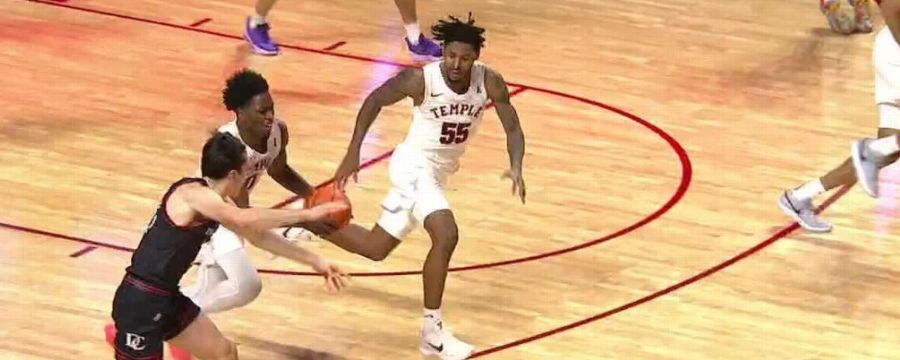 Shane Dezonie's clutch block leads to massive transition jam for Temple