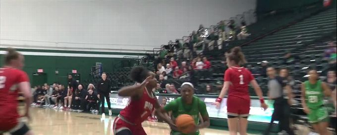 Quentarra Mitchell muscles in for and-1