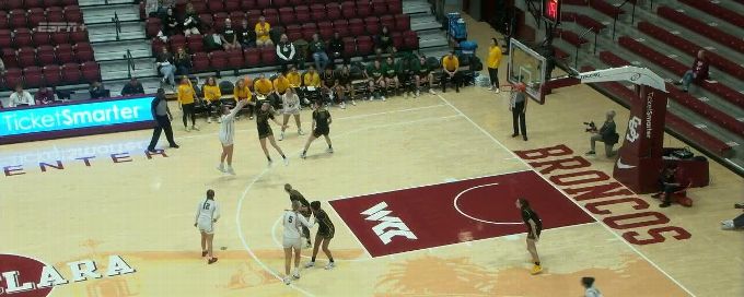 Freja Werth sends the shot away