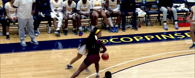 Mickelle Lowry drills the trey