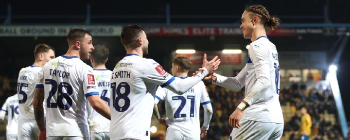 Thelo Aasgaard's brace powers Wigan Athletic past Mansfield Town in FA Cup