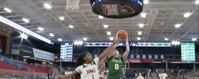 Mickayla Perdue with the hoop & harm