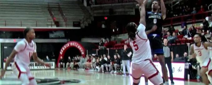 Toyaz Solomon gets the basket plus the foul